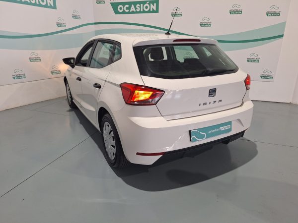 seat ibiza blanco trasera lateral izquierdo