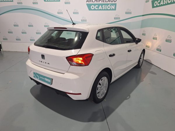 seat ibiza blanco trasera lateral derecha